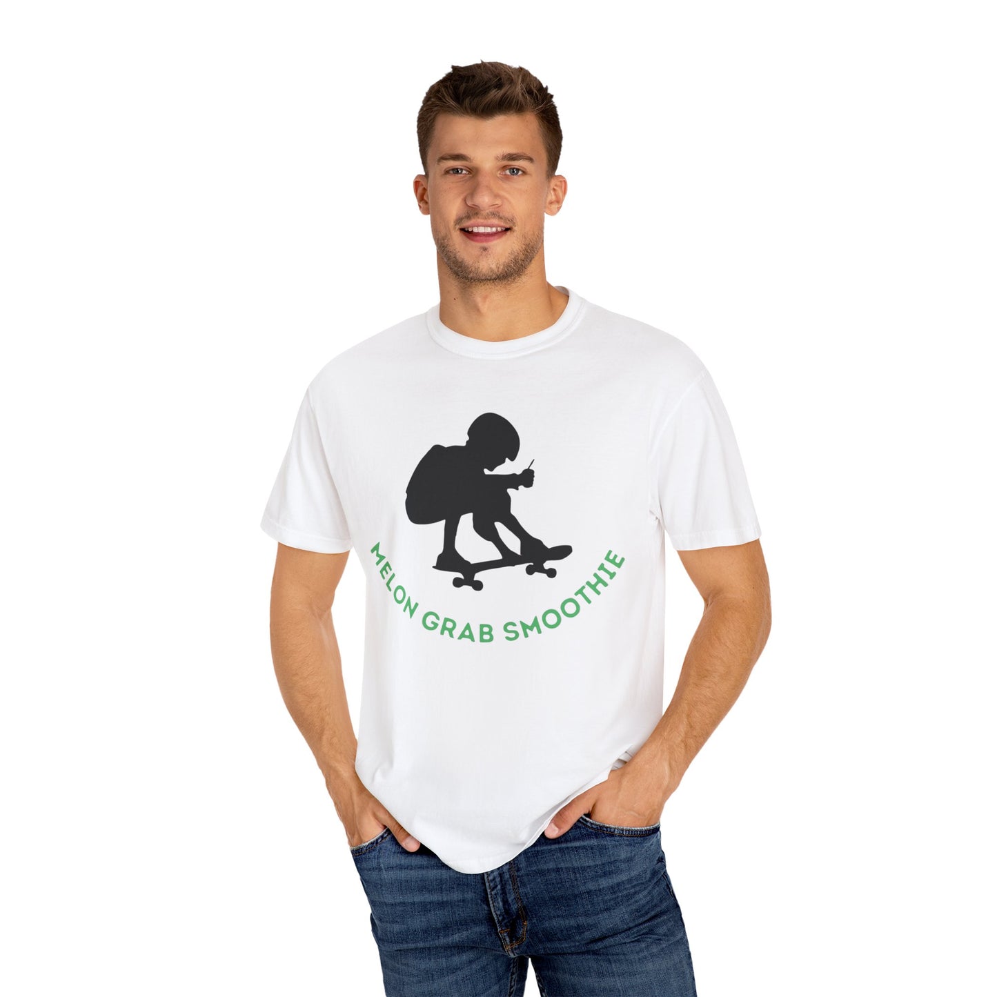 Melon Grab Smoothie Skate T-Shirt for Trendy Teens